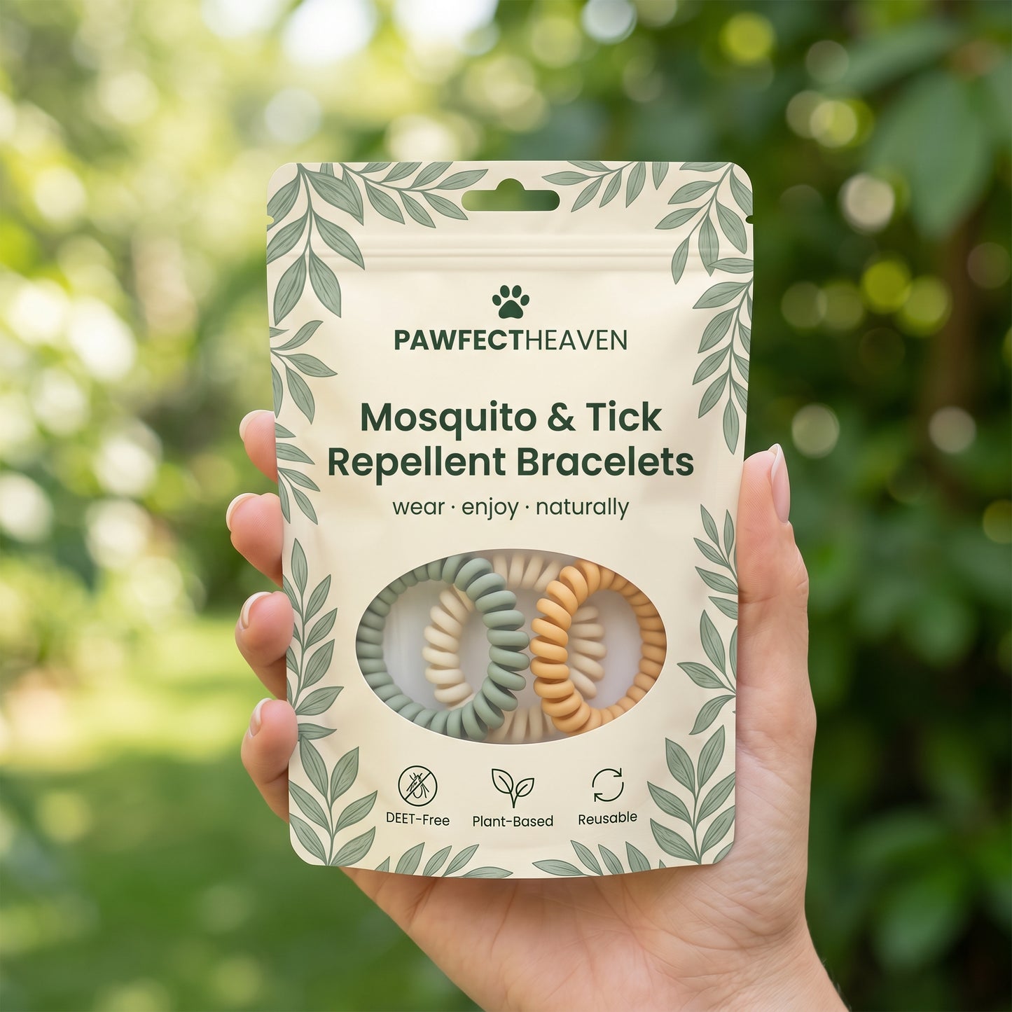 PawFectHeaven - Mosquito & Tick Repellent Bracelets